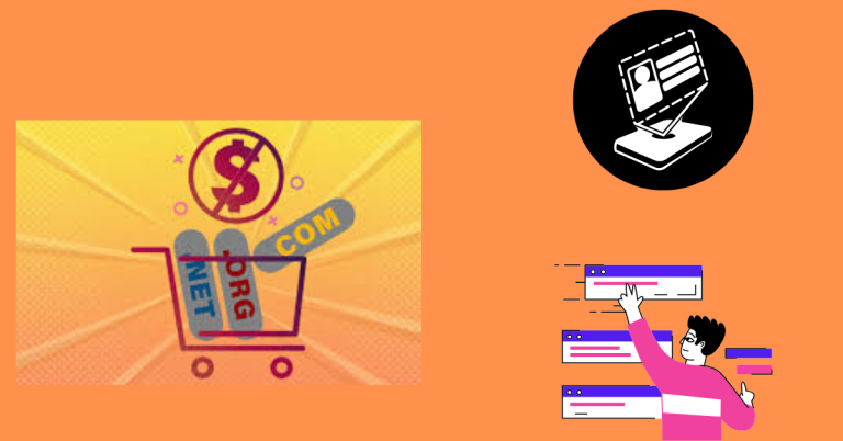 a cart with domain names