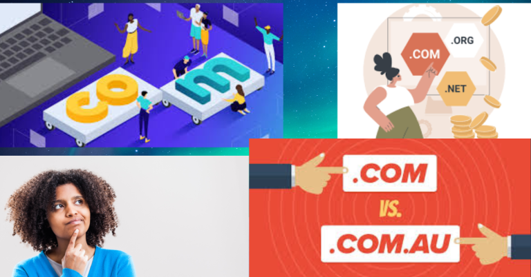 local domain vs .com and a lady thinking which is the best option