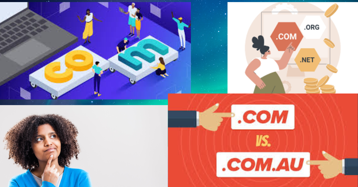 local domain vs .com and a lady thinking which is the best option