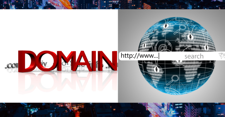Domain block name and a globe