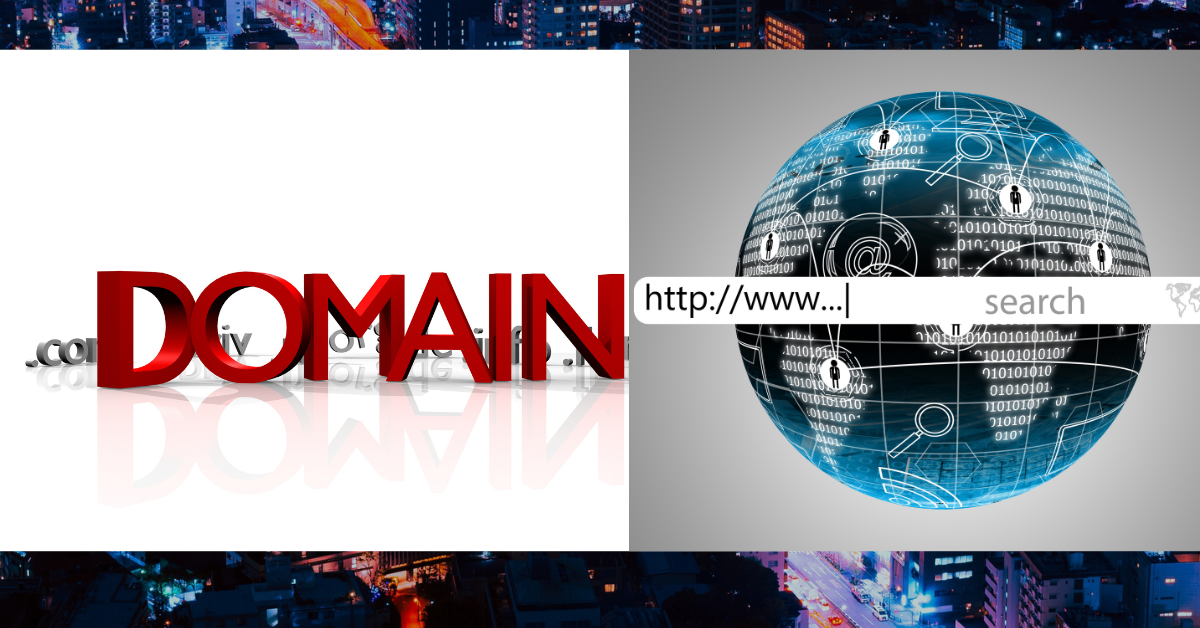 Domain block name and a globe