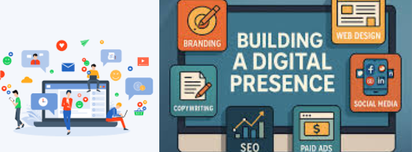 Building digital presence with seo, webdesign,social media and branding