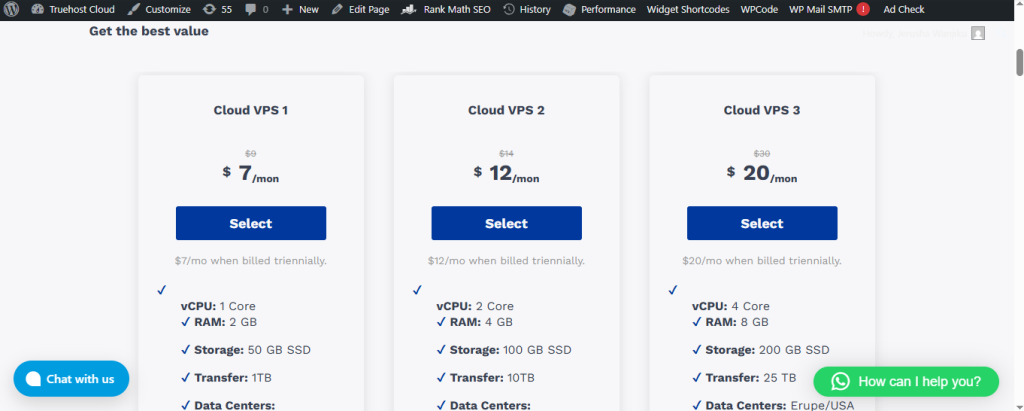 vps hosting plan packages