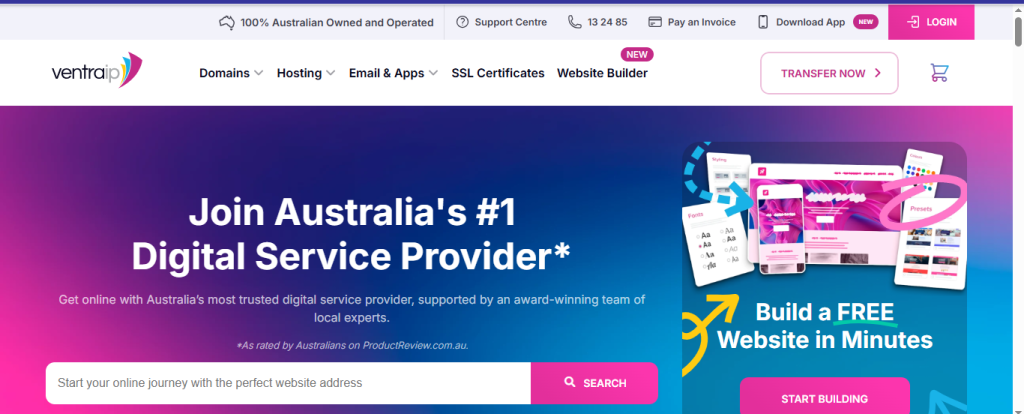 vps service provider in australia-ventaip