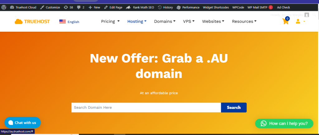 Domain name registration australia portal