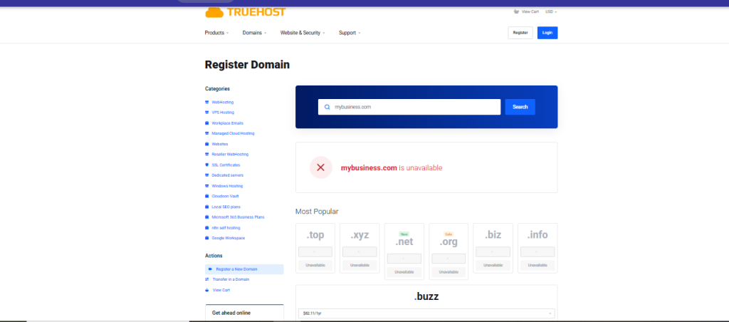 domain name availability check