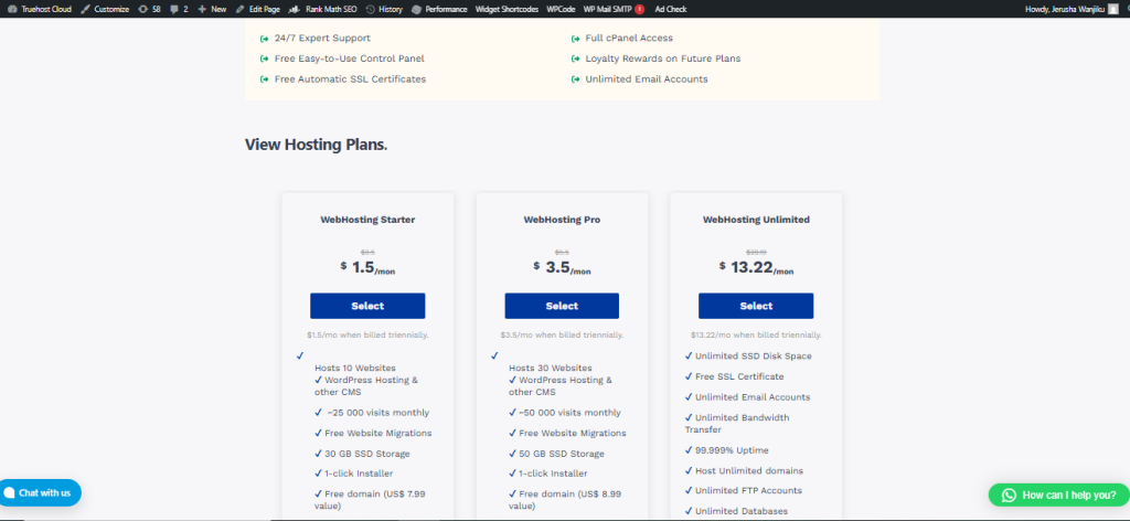 Reliable web hosting Australia cost