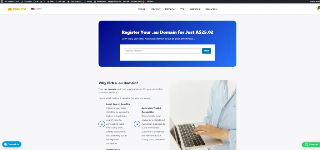 Truehost Domain-Cheap AU Domain and Hosting