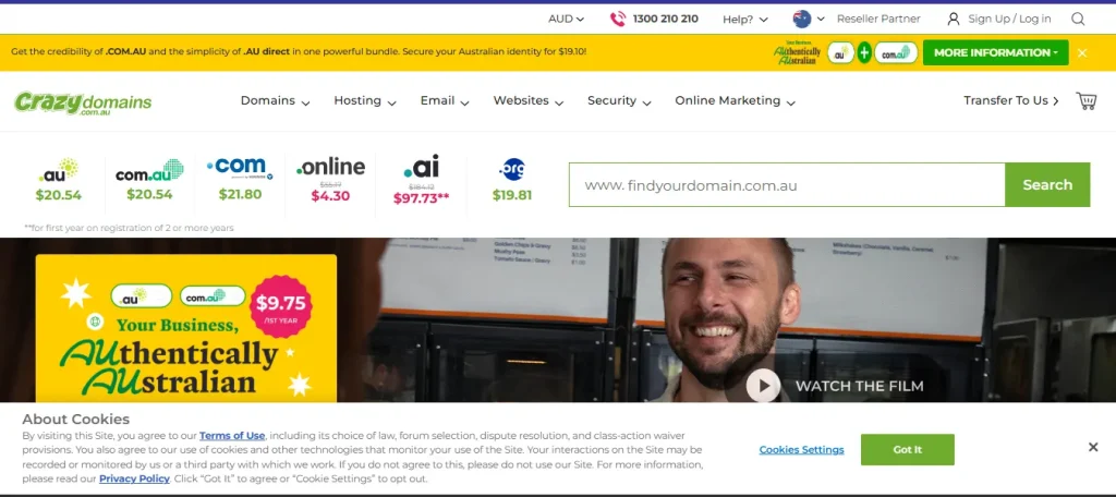 crazy domain package