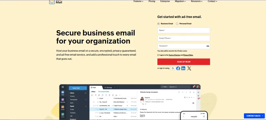 zoho email